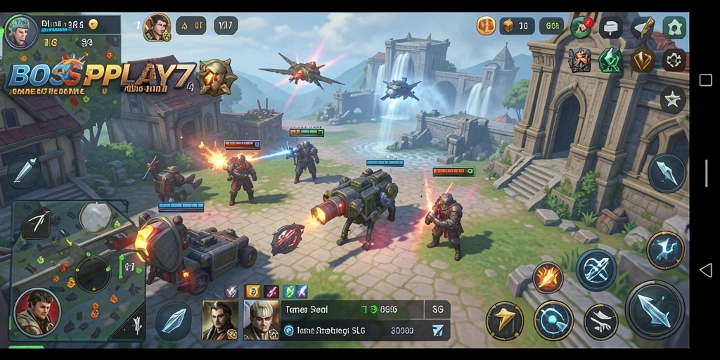 Tampilan gameplay menarik dalam BOSPLAY77 dengan perjuangan strategis.