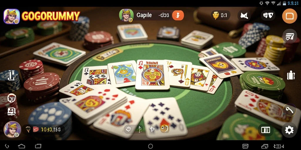 Tampilan menarik dari gameplay GOGORUMMY yang penuh strategi Gaple.