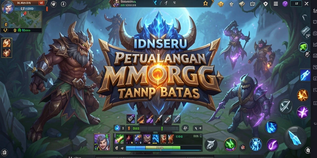 Screenshot dari gameplay menarik di dunia fantasi IDNSERU.