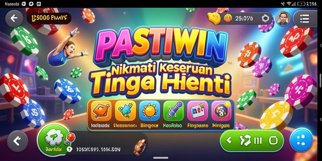Tampilan gameplay yang seru dan mendebarkan di PASTIWIN.