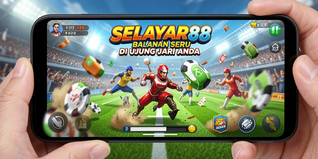 Screenshot gameplay SELAYAR88 menampilkan aksi balapan yang intens.