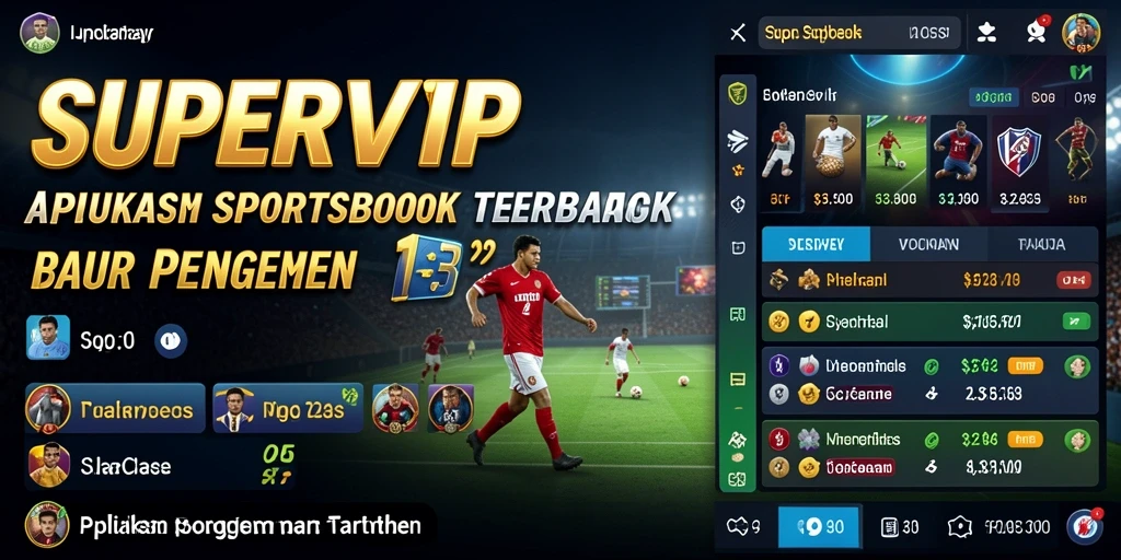 Screenshot SUPERVIP menampilkan antarmuka taruhan yang menarik.