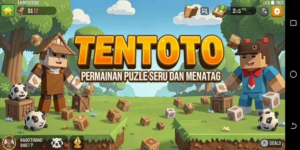 Gameplay menarik TENTOTO saat menyelesaikan teka-teki Puzzle.
